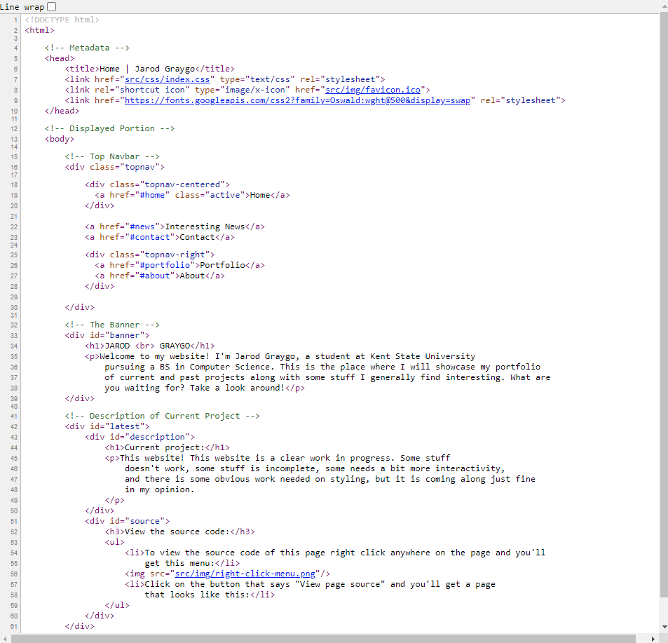 Source Code Screenshot